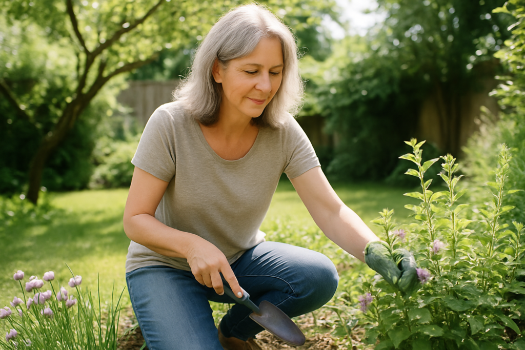 Person in everyday setting — health and wellness