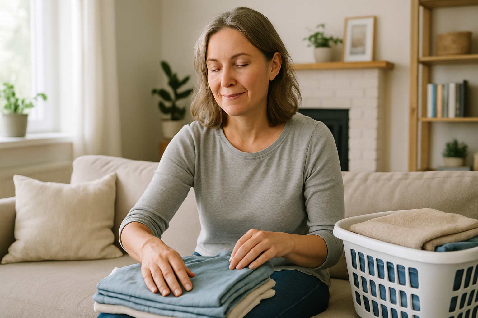 Person in everyday setting — health and wellness